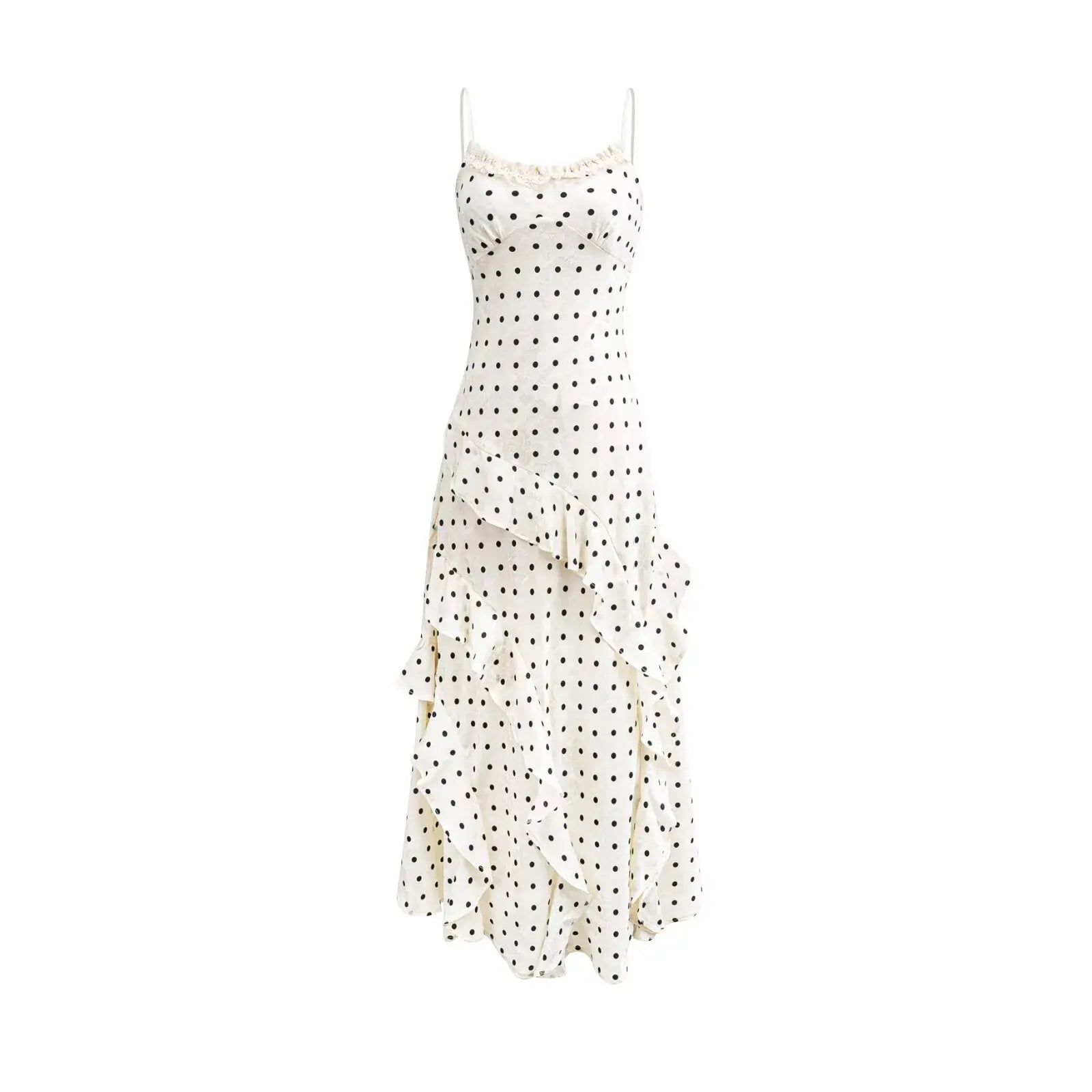 Vintage French Style Polka Dot Dresses