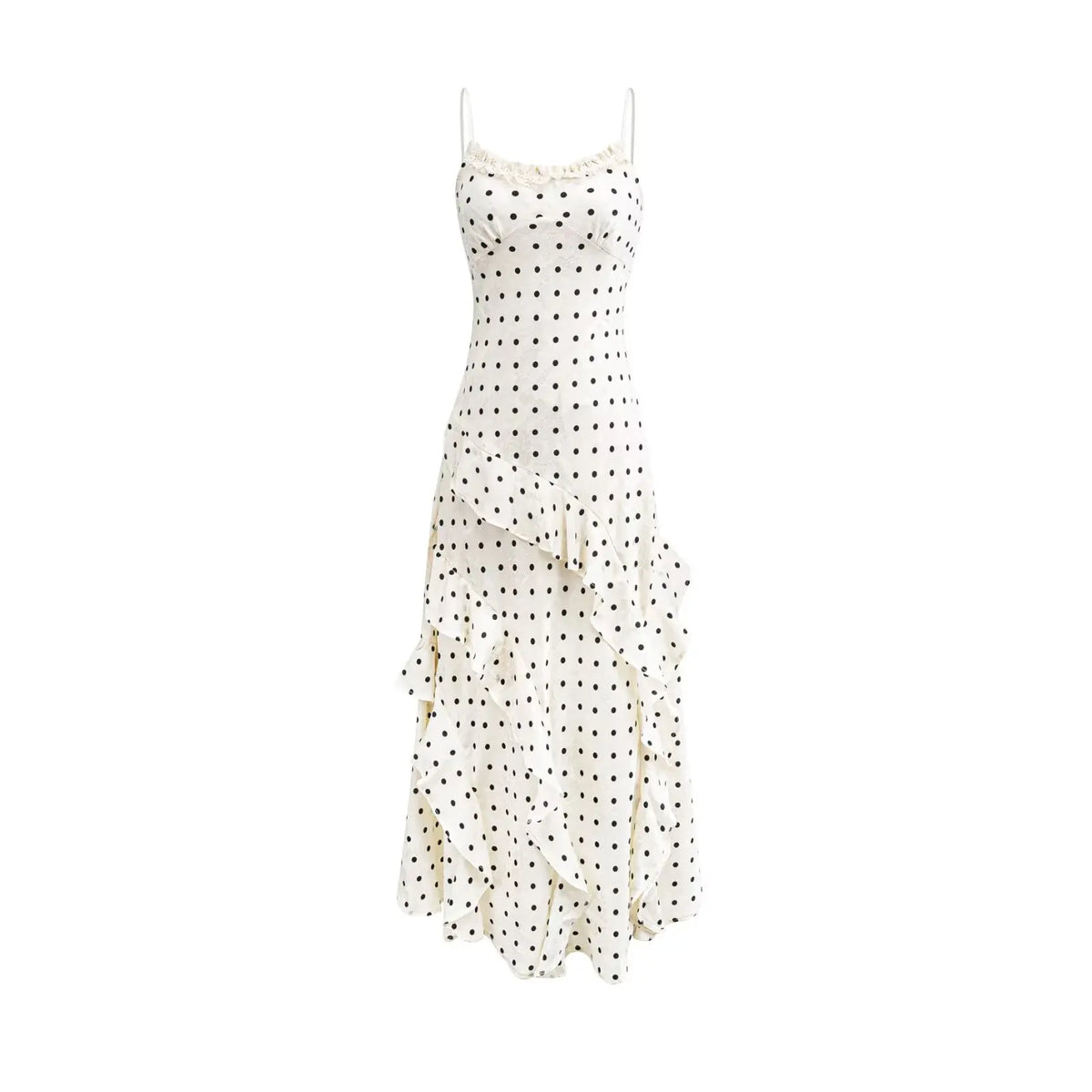 Vintage French Style Polka Dot Dresses