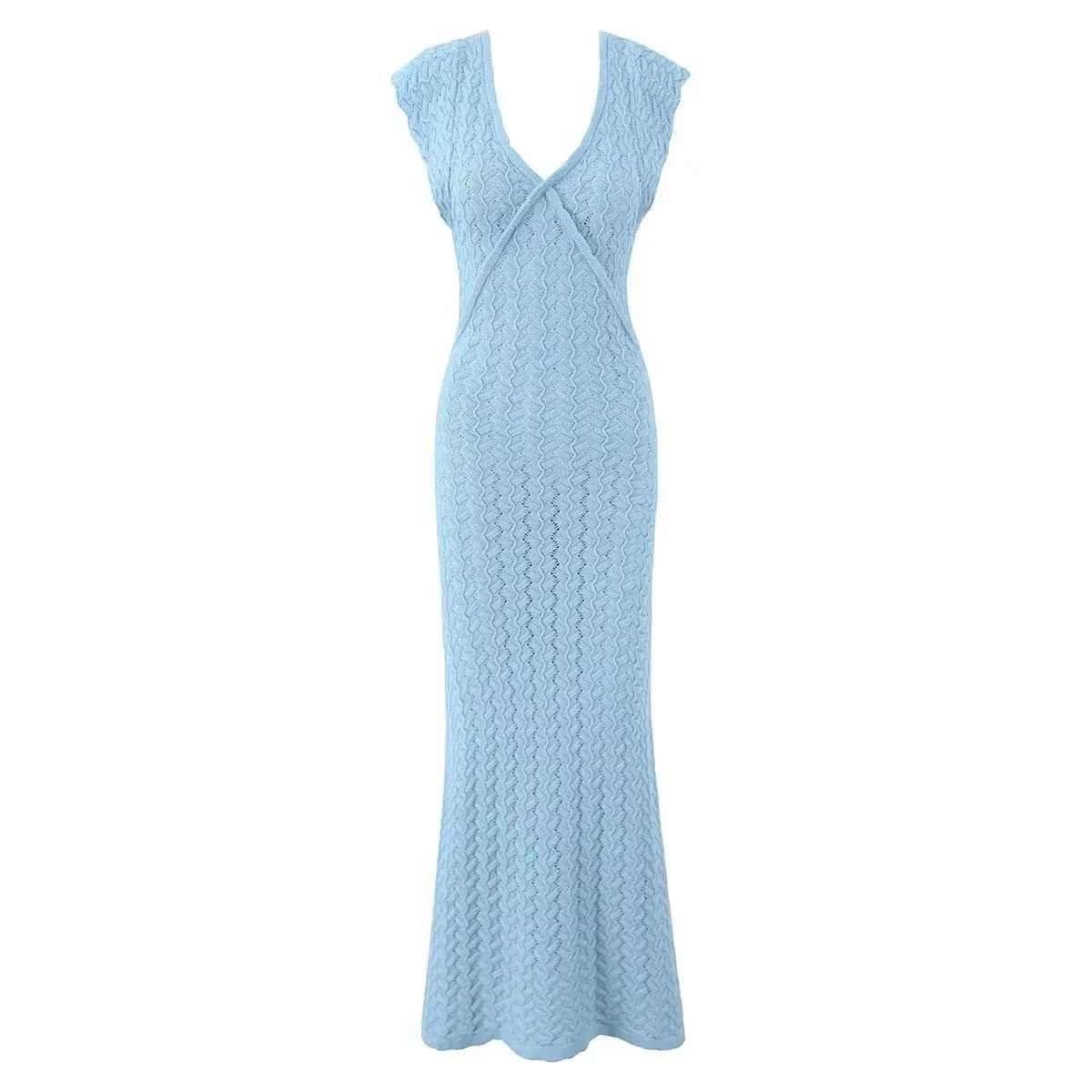 Sexy French Retro Hook Flower Vacation Long Dresses
