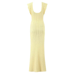 Sexy French Retro Hook Flower Vacation Long Dresses
