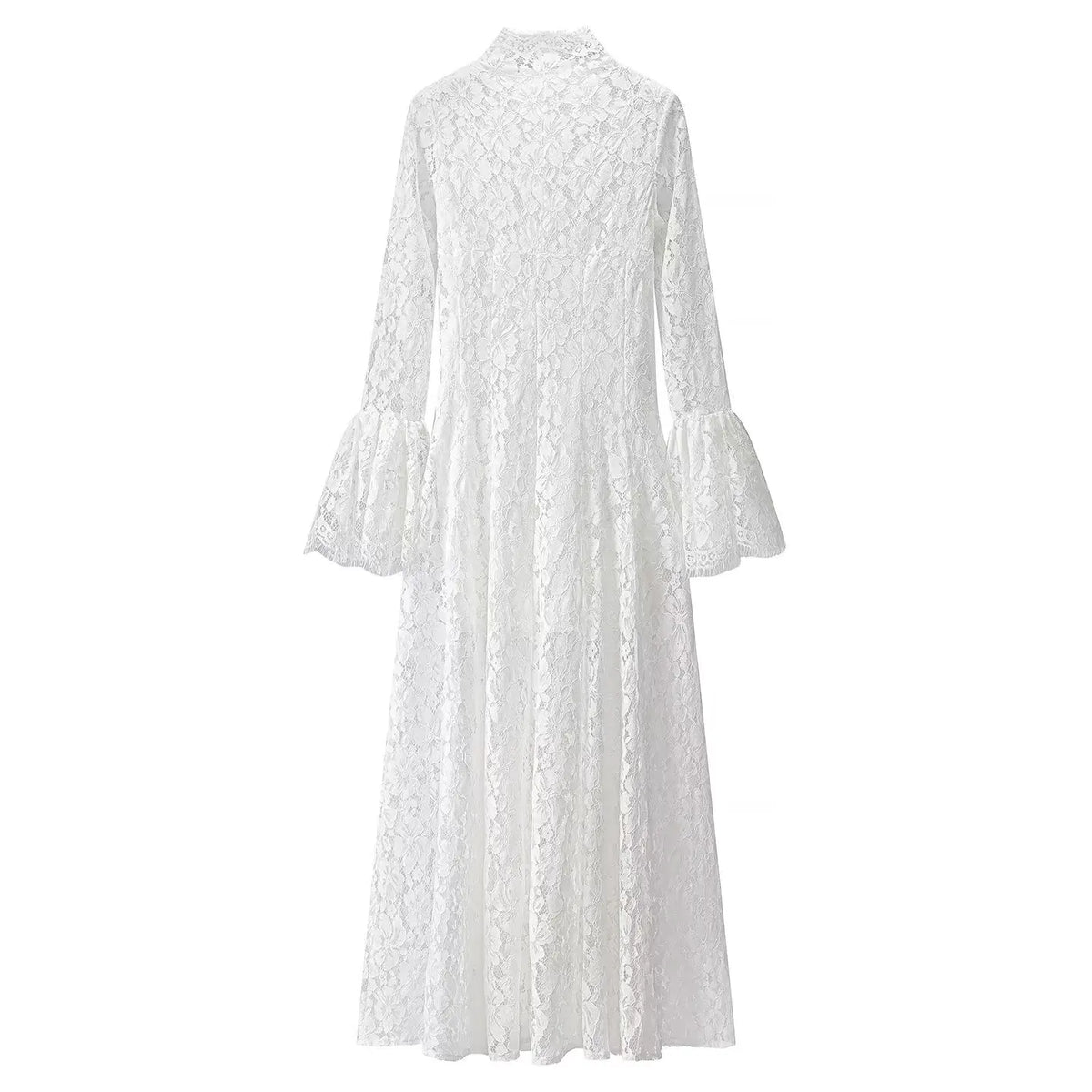 White Lace Maxi Dresses