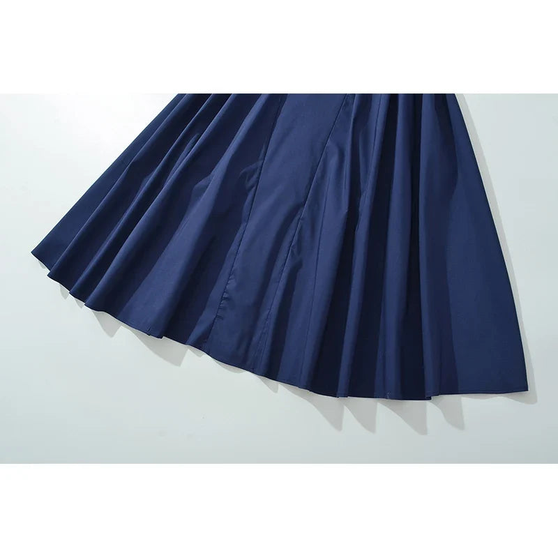 Sexy Elegant Navy Blue Tank Dresses