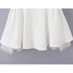 Summer White Corset Mini Dresses