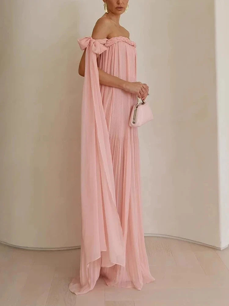 Solid Color Vacation Maxi Dresses