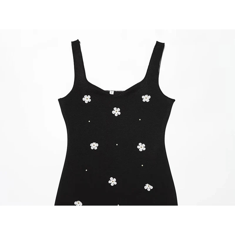Floral Stretch Midi Dresses