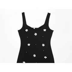 Floral Stretch Midi Dresses