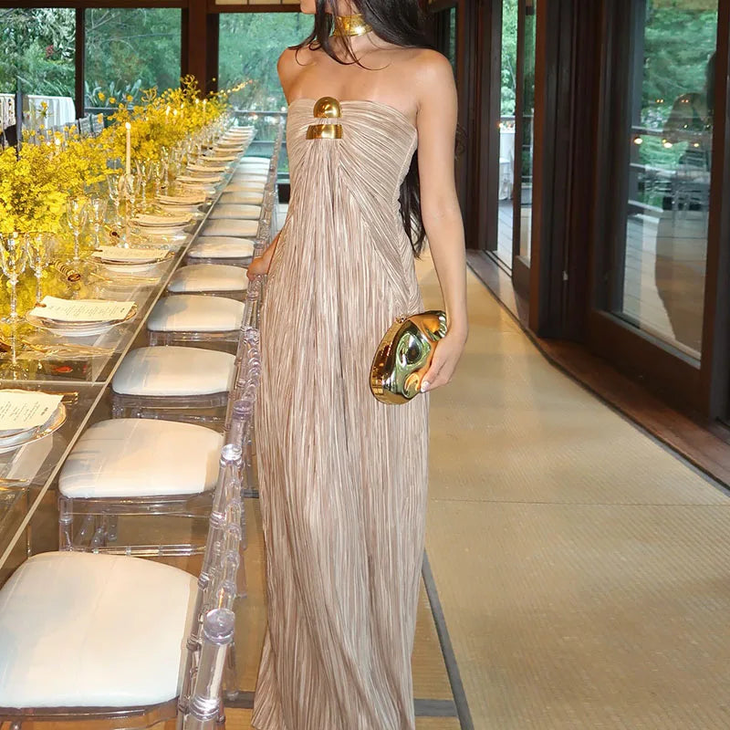 Sexy Backless Solid Color Princess Dresses