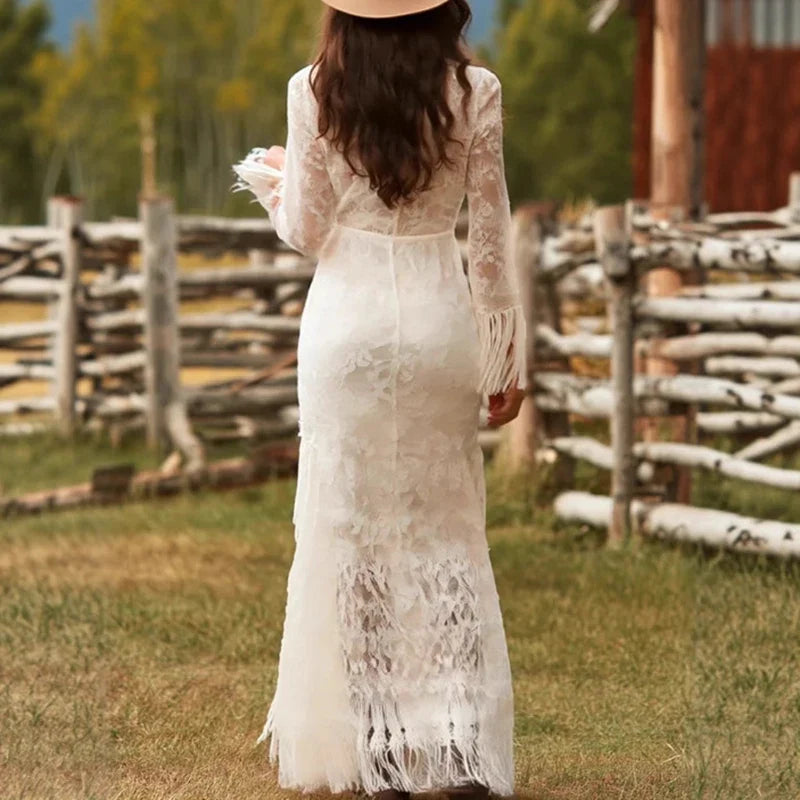 Spring Summer Lace Elegant Dresses