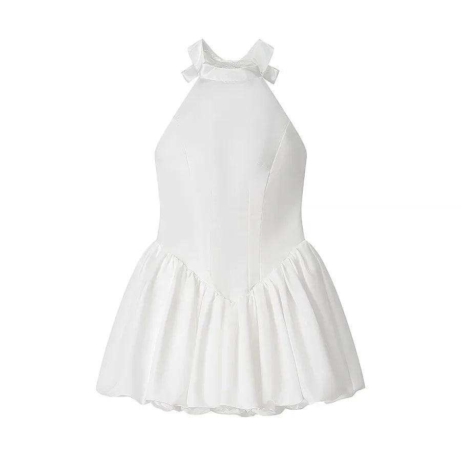 Sexy Backless Elegant Halter Ball Gown Dresses