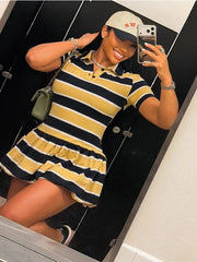 Summer Retro Stripe Dresses