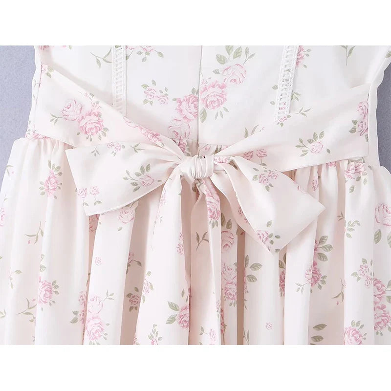 Floral Corset Mini Dresses
