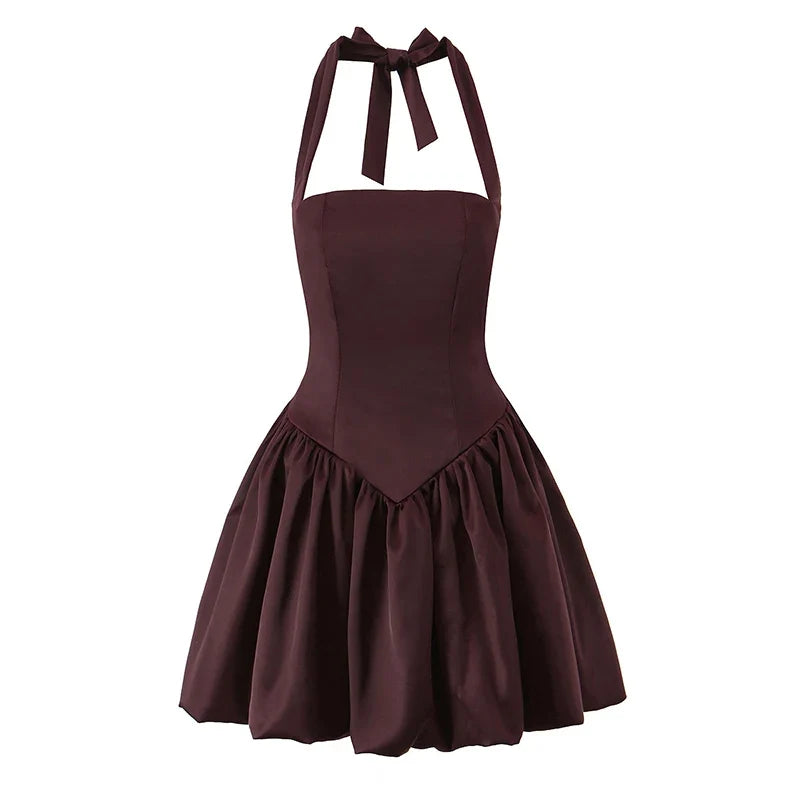 Elegant Halter Ball Gown Dresses