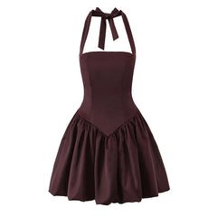 Elegant Halter Ball Gown Dresses