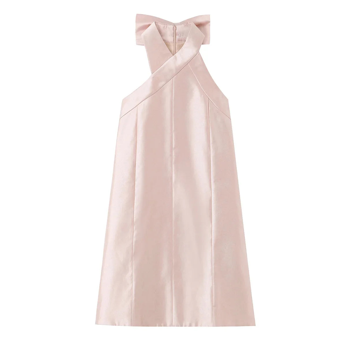 Elegant Satin Bow Dresses