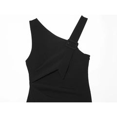 Sexy Elegant Asymmetric One Shoulder Dresses