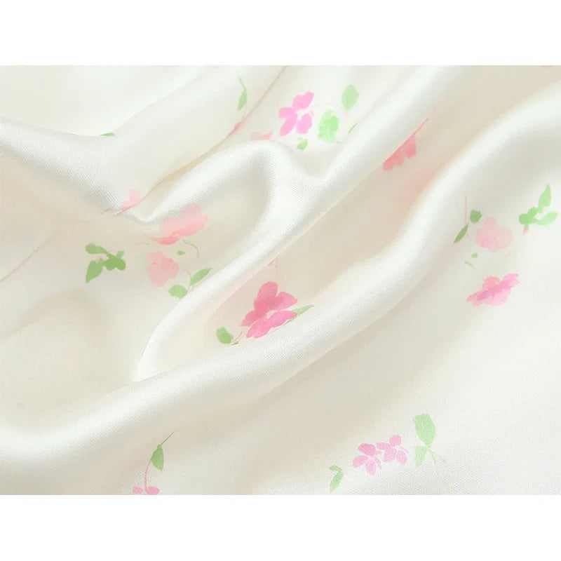 Elegant High Waist Floral Print Halter Maxi Dresses
