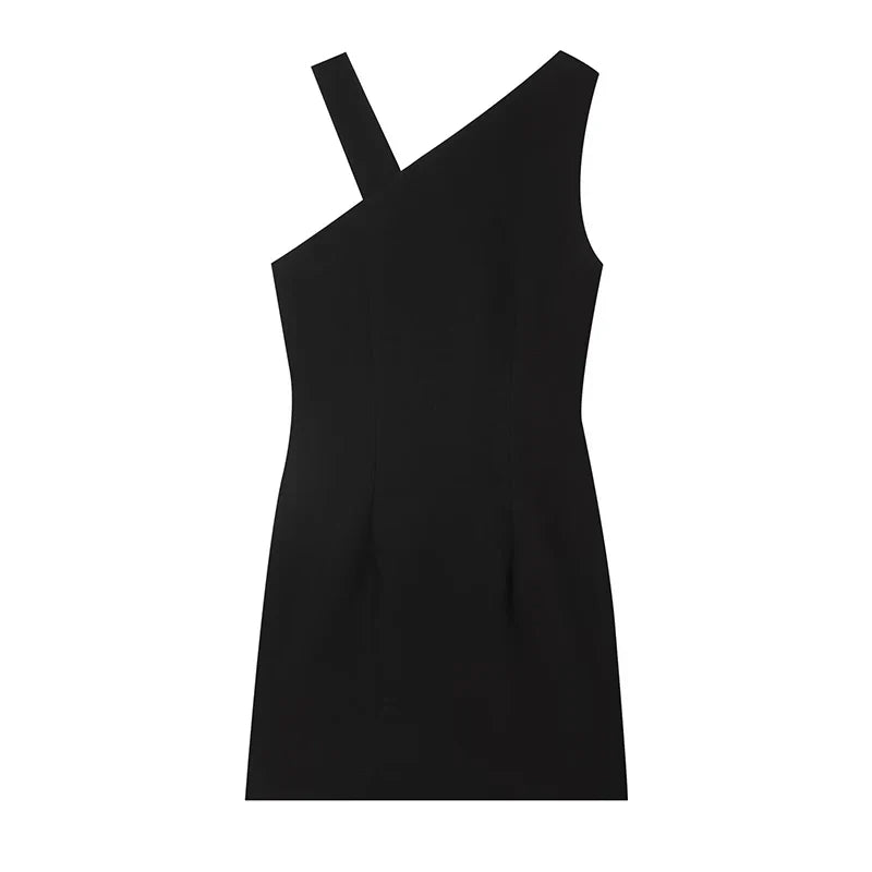 Sexy Elegant Asymmetric One Shoulder Dresses