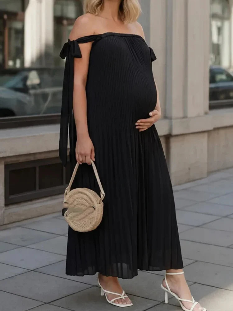 Solid Color Vacation Maxi Dresses