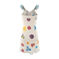 Sweet Girls Floral Print Holiday Summer Dresses