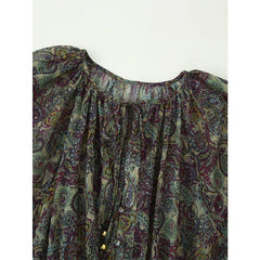 Spring Vintage Printed Mini Dresses