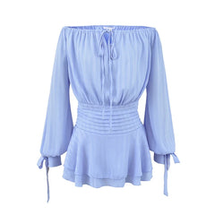 Vintage Lantern Sleeve Sexy Off Shoulder Dresses