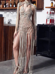 Bohemian Style Tassel Long Dresses
