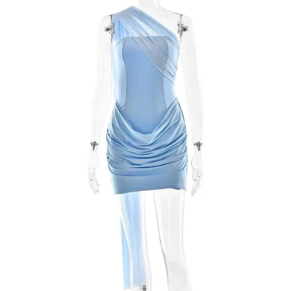 Temperament Ribbon Strapless Waist Cinching Slim Fit Dresses