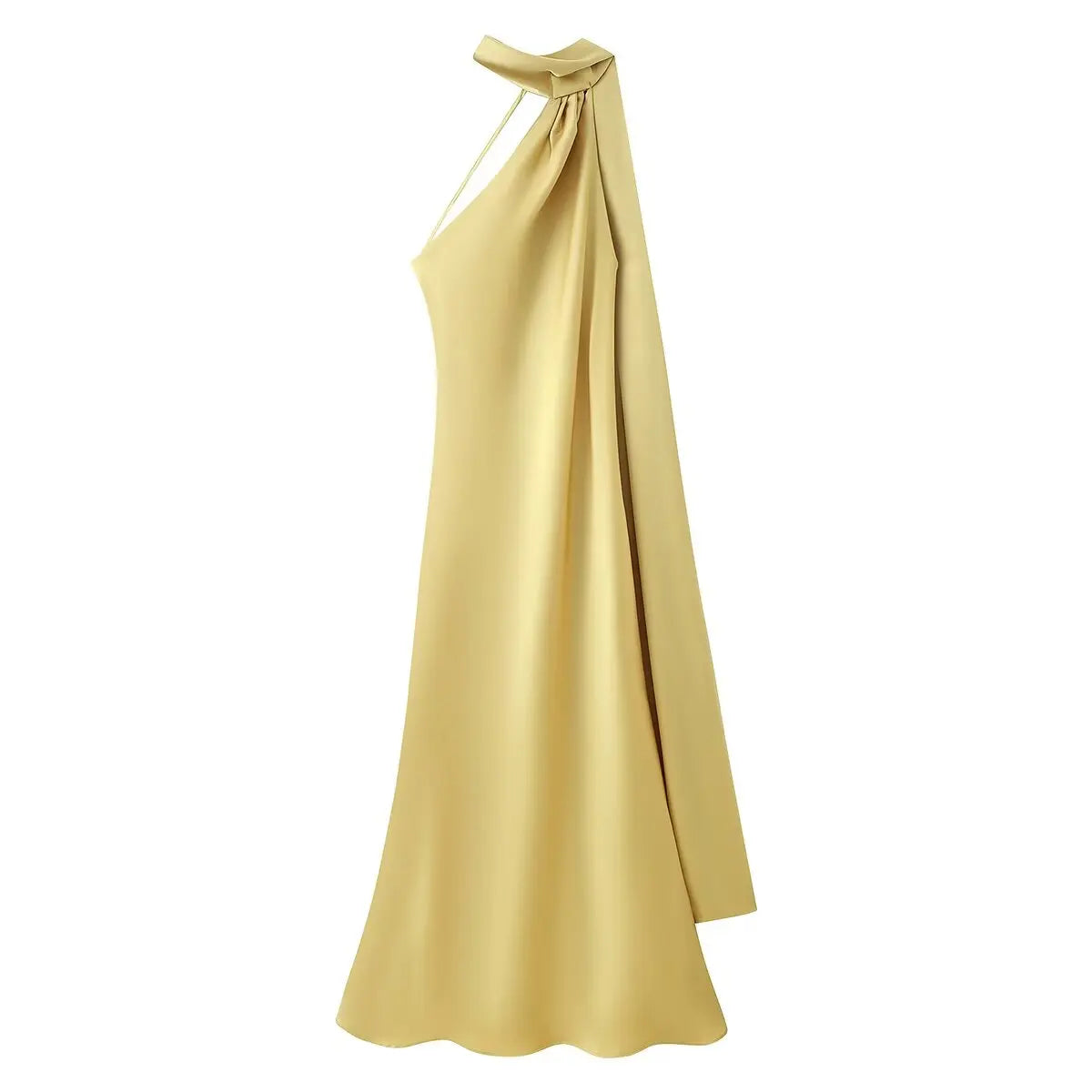 High Street Sexy Elegant Halter Long Dresses