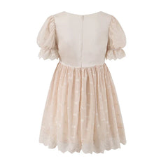 Floral Embroidery Vacation Party Mini Dresses