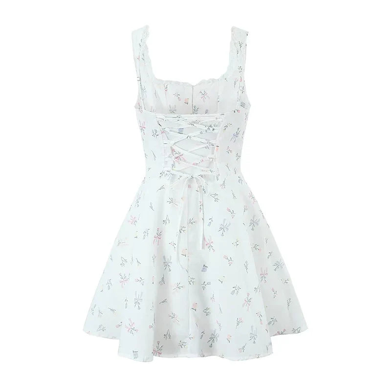 Sexy Slim Fit Short Floral Print Dresses