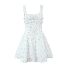 Sexy Slim Fit Short Floral Print Dresses