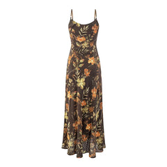 Vintage Boho Style Floral Print Dresses