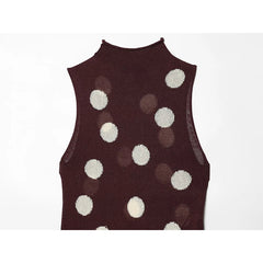 Vintage Polka Dot Maxi Dresses