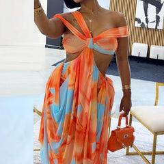 Lady Casual Backless Bohemian Dresses