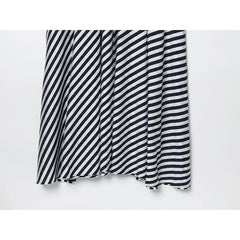 Striped Halter Midi Dresses