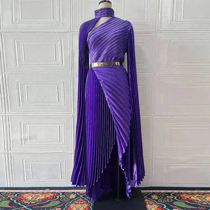 Autumn Y2k Long Shawl Split Elegant Dresses