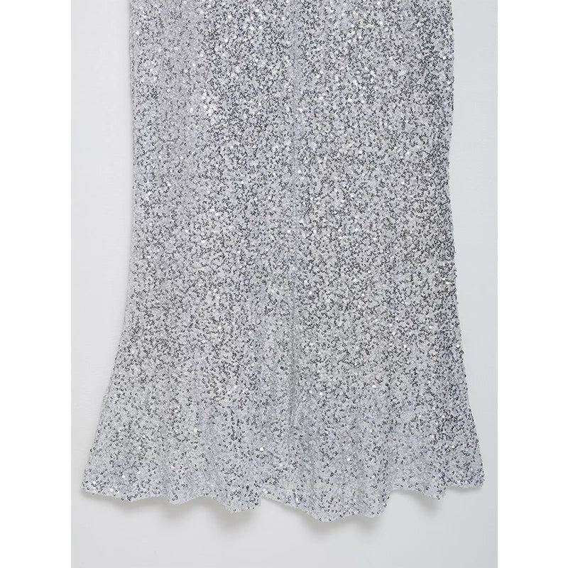European And American Style Fashionable And Sexy Sequin Sling Dresses