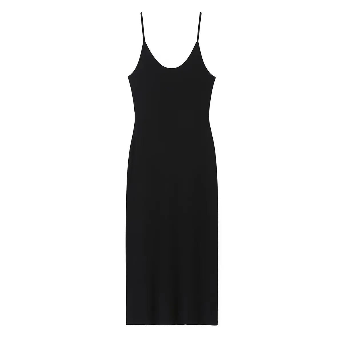 Sexy Spaghetti Strap Knit Mini Dresses