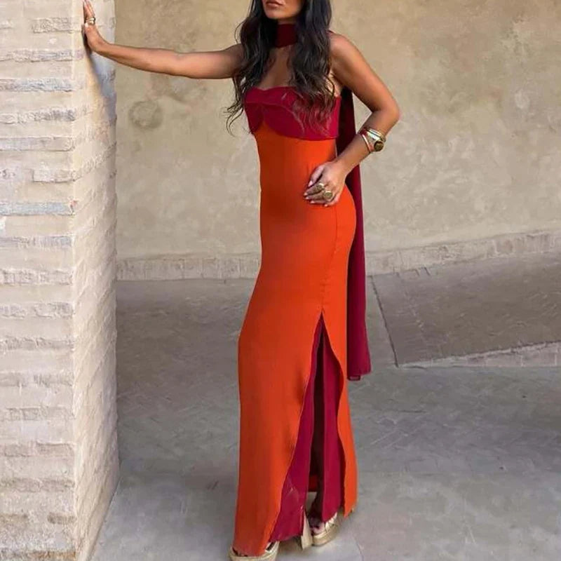 Elegant Ribbon Off Shoulder Slim Evening Dresses