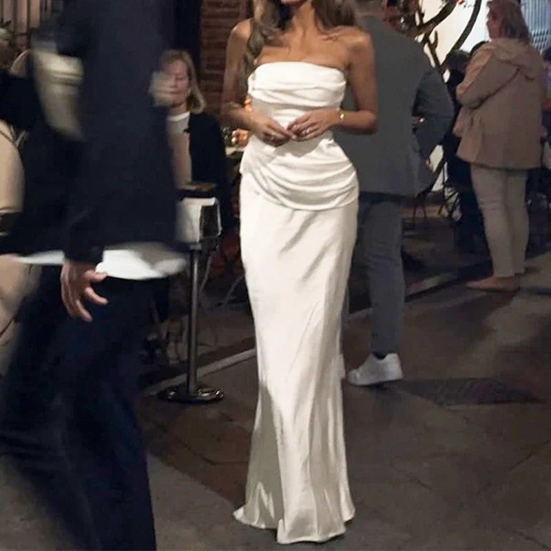 Solid Color Long Dresses