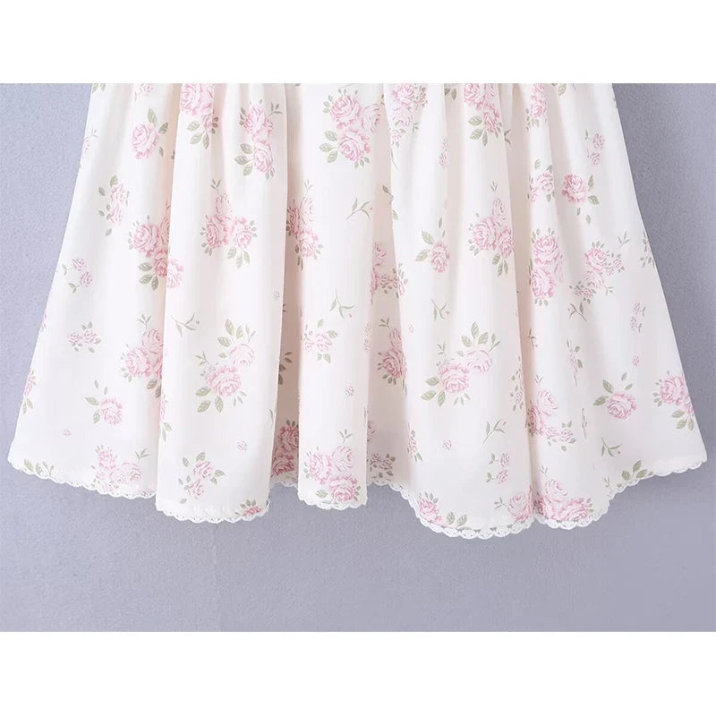 Floral Corset Mini Dresses