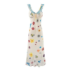Floral Print Summer Midi Dresses