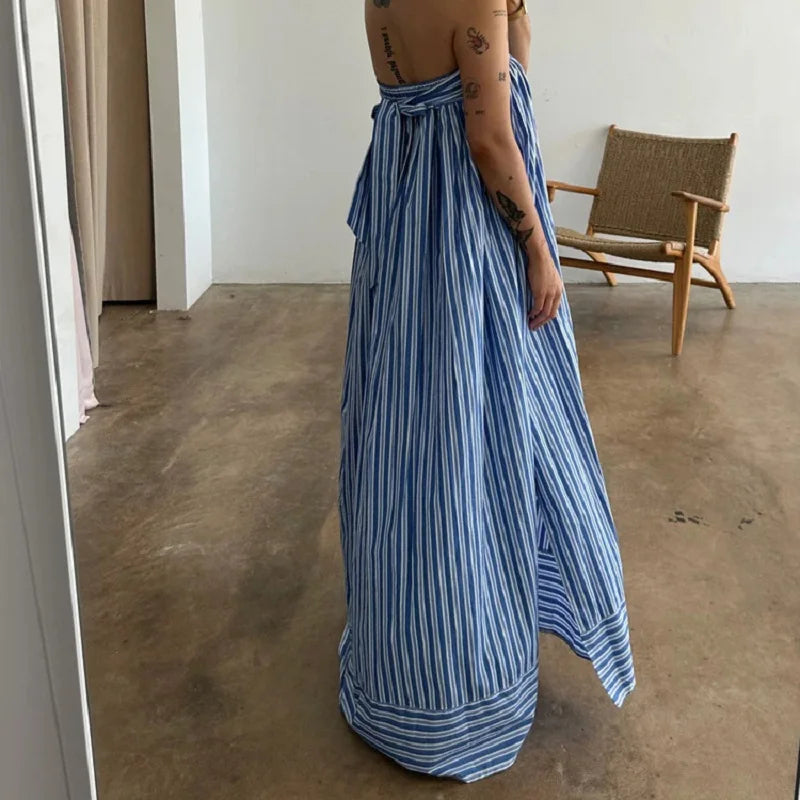 Woman Vintage Backless Party Dresses
