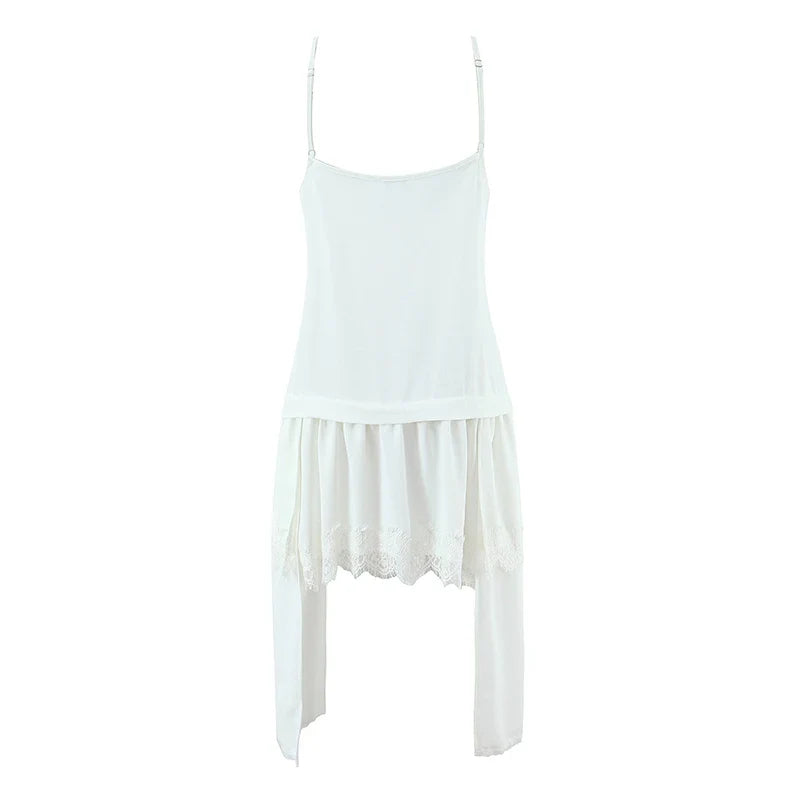 Design Irregular Hem Sling Dresses