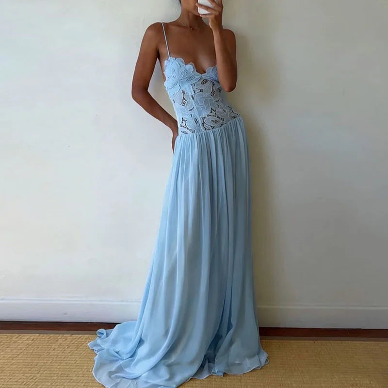 Lace Patchwork Camisole Summer Dresses