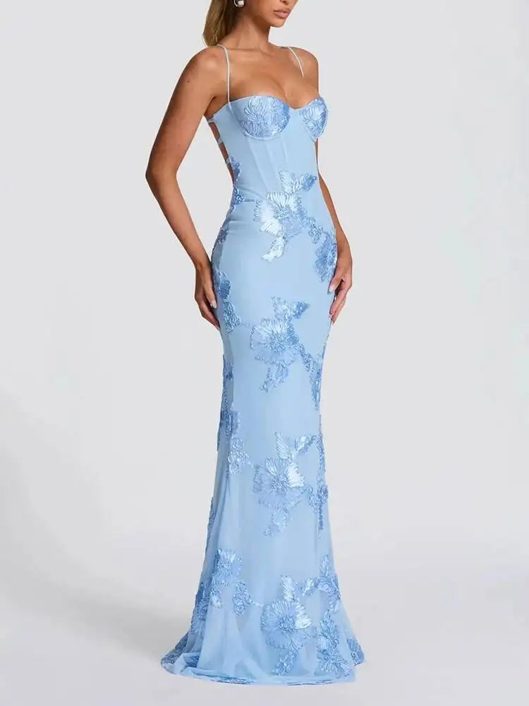Summer Light Luxury Sleeveless Spliced Waist Slimming Dresses