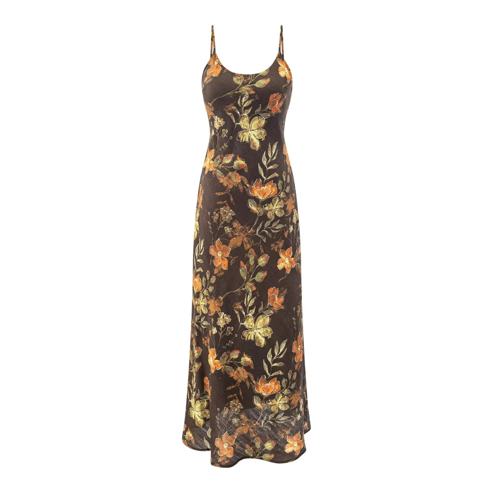 Vintage Boho Style Floral Print Dresses