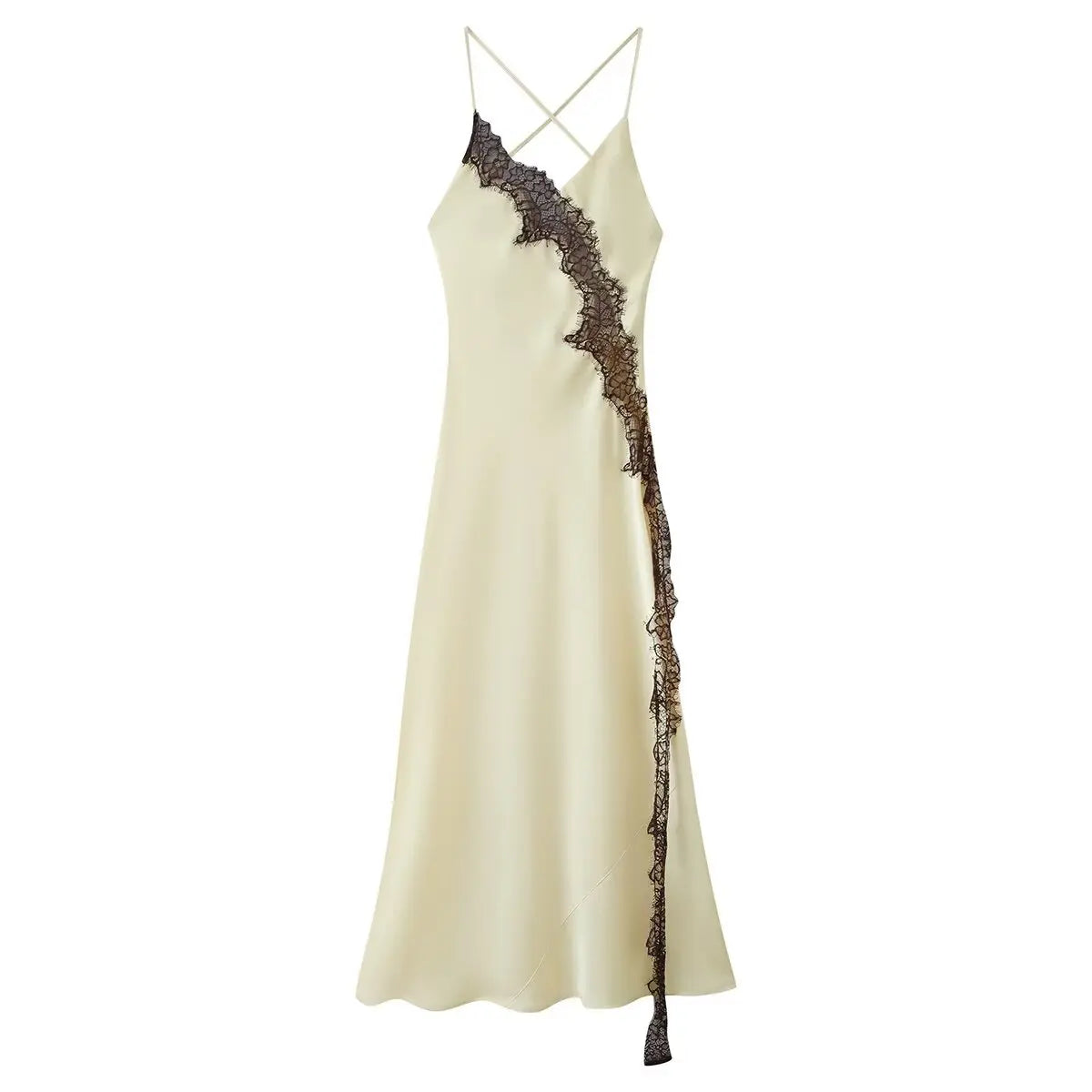 Summer Satin Slip Maxi Dresses