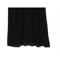Summer Black Crochet Patchowrk Sling Maxi Dresses