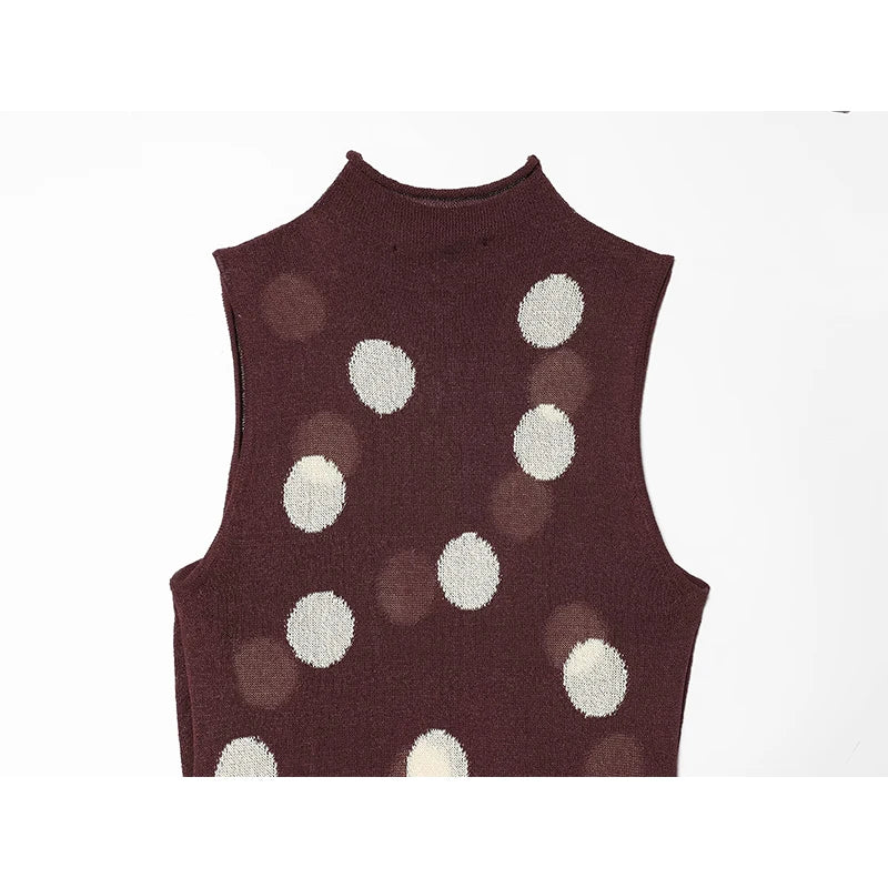 Vintage Polka Dot Maxi Dresses